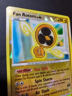 Fan Rotom lv.46 RT1/6 Rising Rivals Reverse Holo Pokemon Card NEAR MINT NM - Image 3