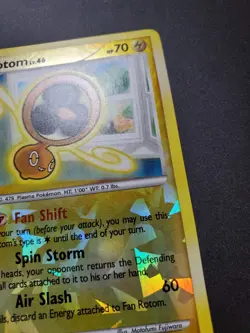 Fan Rotom lv.46 RT1/6 Rising Rivals Reverse Holo Pokemon Card NEAR MINT NM - Image 4