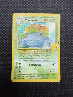Venusaur 15/102 Celebrations 25th Anniversary NM Holo Foil Rare Pokemon Card - Image 1