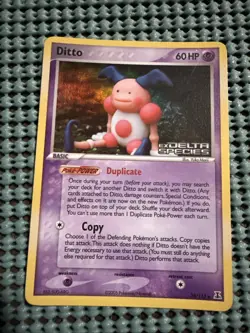 Pokemon TCG Ditto (Mr. Mime) Holo Rare Stamped Card 38/113 EX Delta Species - Image 1