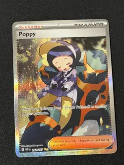 Poppy 227/197 Obsidian Flames Special Illustration Rare Holo Pokemon Card TCG NM - Image 1