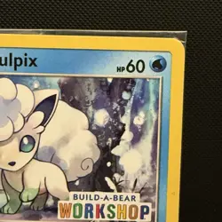 Build a Bear Pokemon Card Alolan Vulpix Promo Trading Card TCG Stamped & SEALED! - Image 3