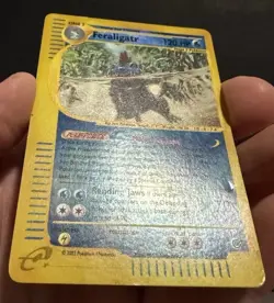 Feraligatr - 47/165 - Pokemon Expedition Reverse Holo Rare Card - Damaged - Image 4