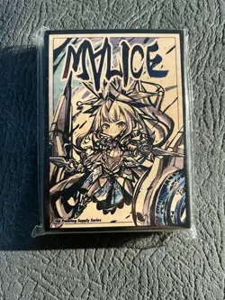 Yu-Gi-Oh M∀LICE Maliss Q WHITE BINDER doujin Card Sleeve Protector - Image 1