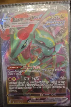 Pokemon Rayquaza VMAX Holo Card Evolving Skies Ultra Rare 111/203 - Image 1