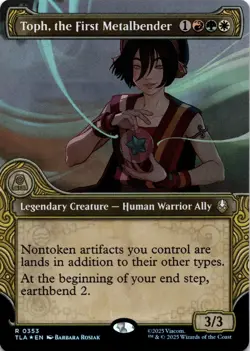 Toph, the First Metalbender FOIL SHOWCASE Avatar: The Last Airbender Magic MTG - Image 1