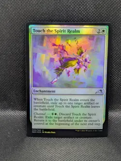 Touch the Spirit Realm #40 (Foil) Kamigawa Neon Dynasty NEO Magic MTG - Image 1