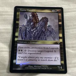 Magic The Gathering FOIL Tsabo Tavoc - Invasion MTG Legendary EDH Commander - Image 1