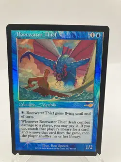 Rootwater Thief - Foil LP, English MTG Nemesis - Image 1