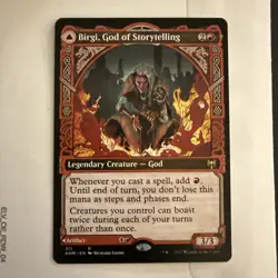 Birgi, God of Storytelling (Showcase) Kaldheim Regular - Image 1