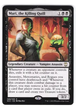 Commander: Streets of New Capenna #89 Mari, the Killing Quill - Image 1