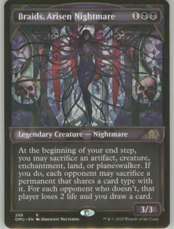 Braids Arisen Nightmare 288 Regular Border Non-Foil Near Mint DMU MTG - Image 1