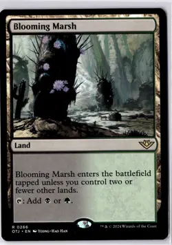 Blooming Marsh Outlaws of Thunder Junction Regular NM R 0266 - Image 1