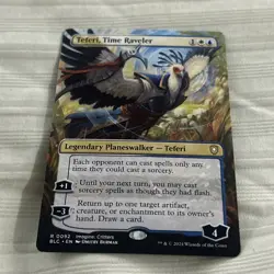 MTG Teferi, Time Raveler Borderless Commander: Bloomburrow Magic The Gathering - Image 2
