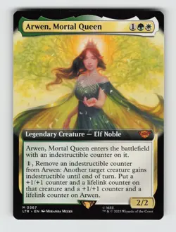 Arwen, Mortal Queen (Extended Art)*Non-Foil* LTR 367 NM - Image 1