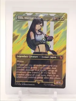TIFA MARTIAL ARTIST 2025 MTG FINAL FANTASY BORDERLESS SURGE FOIL #0214 Q6095 - Image 1
