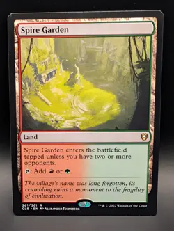 MTG - Spire Garden - Land (R/G) - CLB #361 - Rare - NM - Image 1