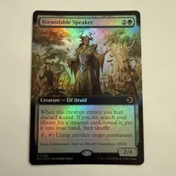 Formidable Speaker FOIL 366 Extended Art Lorwyn Eclipsed ECL MTG Rare Unplayed - Image 1