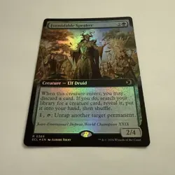 Formidable Speaker FOIL 366 Extended Art Lorwyn Eclipsed ECL MTG Rare Unplayed - Image 3