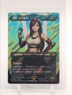 TIFA LOCKHART 2025 MTG FINAL FANTASY BORDERLESS SURGE FOIL B #0536 Q6095 - Image 1