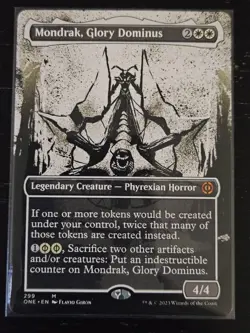 Mondrak, Glory Dominus (Showcase) Phyrexia: All Will Be One Regular Magic MTG - Image 1