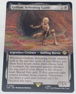 Gollum, Scheming Guide 0390 Lord Of The Rings MTG MAGIC NEW UNPLAYED - Image 1