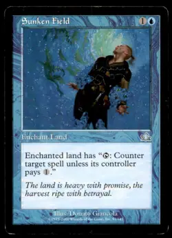 Sunken Field LP Light Play Prophecy MTG [10749] - Image 1