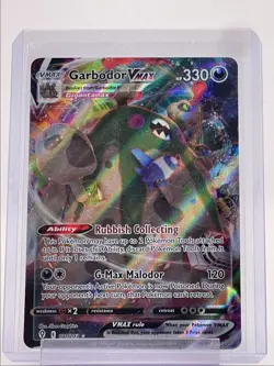 GARBODOR VMAX 2021 POKEMON EVOLVING SKIES HOLO RARE 102/203 Q2765 - Image 1