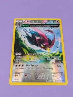 Unfezant - 81/108 - Rare Reverse Holo Roaring Skies - Pokemon Card - NM - Image 1