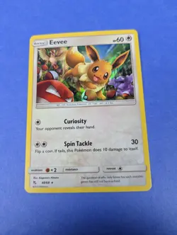 Eevee - 48/68 - Rare Holo Hidden Fates - Pokemon Card - NM - Image 1