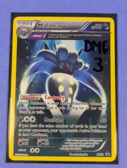 Malamar - XY58 - Full Art Promo Holo XY Promos - Pokemon Card - DMG - Image 3