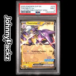 Pokemon TCG - Toxtricity ex SVP215 Illustration Contest - Promo Card - PSA 9 - Image 1
