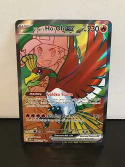 Ethan's Ho-Oh ex 209/182 Pokemon Destined Rivals Holo Full Art Ultra Rare - Image 1