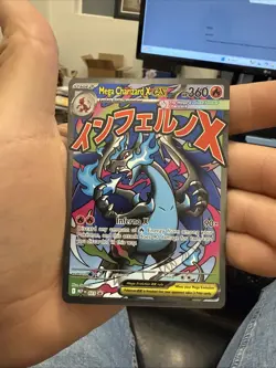 Pokemon TCG Mega Charizard X EX Me: Mega Evolution Promo 023 Holo Promo Stage 2 - Image 1