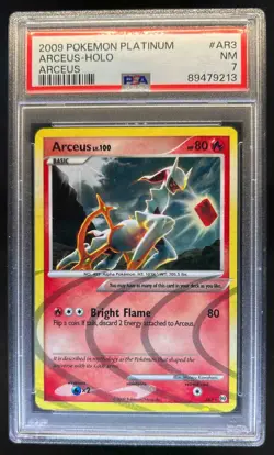 2009 Pokemon Platinum Arceus Holo #AR3 PSA 7 - Image 1