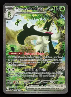 Meowscarada ex 256/193 Special Illustration Rare Paldea Evolved Pokemon Card - Image 1