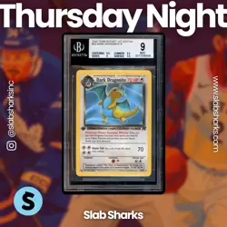 2000 POKEMON TEAM ROCKET FIRST EDITION #22/82 DARK DRAGONITE NON HOLO RARE BGS 9 - Image 1