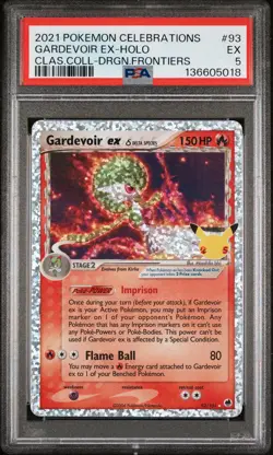 2021 POKEMON CELEBRATIONS CLASSIC COLLECTION #93 GARDEVOIR EX-HOLO PSA 5 - Image 1