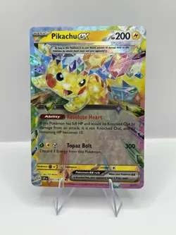 Pokemon TCG Pikachu EX 57/191 Holo NM/M Fast Safe Free and Secure Shipping - Image 1