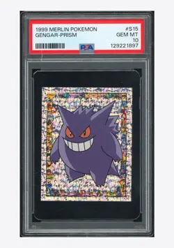 Pokemon PSA 10 Gengar Prism 1999 #S15 Merlin Pokemon Japanese - Image 1
