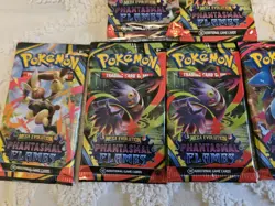 Pokemon Phantasmal Flames Booster Packs - FACTORY SEALED 7 Packs - Image 2