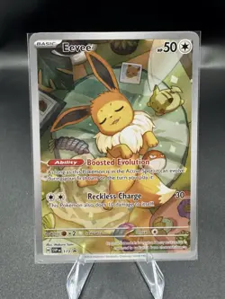 Pokemon Eevee 173 Black Star Promo Prismatic Evolutions Near Mint NM Condition - Image 1