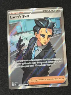 Larry's Skill Full Art 139/131 Holo Ultra Rare Prismatic Evolutions Pokemon NM - Image 1