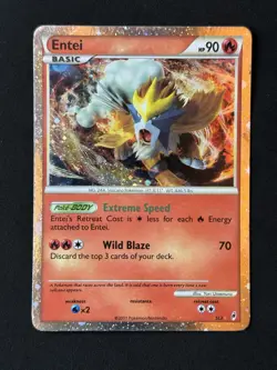 2011 Pokemon Call of Legends Entei Holo #SL3 LP/MP - Image 1