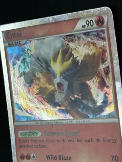 2011 Pokemon Call of Legends Entei Holo #SL3 LP/MP - Image 2