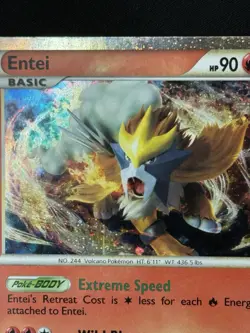 2011 Pokemon Call of Legends Entei Holo #SL3 LP/MP - Image 3