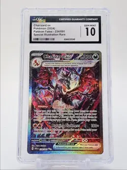 CHARIZARD EX 2024 POKEMON PALDEAN SPECIAL ILLUSTRATION RARE 234 CGC 10 Q0004 - Image 1