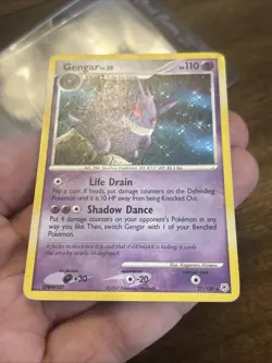 Gengar Diamond and Pearl 27/130 Lv. 39 Non Holo 2007 Old School gas - Image 4