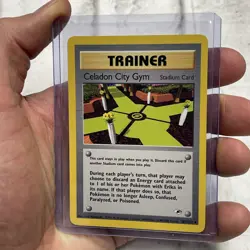 Pokemon TCG Uncommon Celadon City Gym 107/132 Gym Heroes Unlimited NM Vintage - Image 2