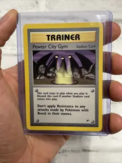 PEWTER CITY GYM 115/132 - UNLIMITED Gym Heroes VINTAGE POKEMON CARD NM Uncommon - Image 2